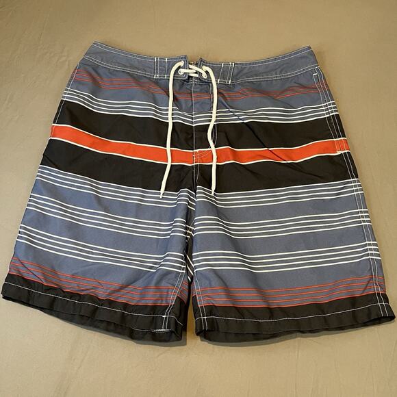 GAP Other - Gap Striped Board Swim Shorts Trunks Mens Large 9" Inseam